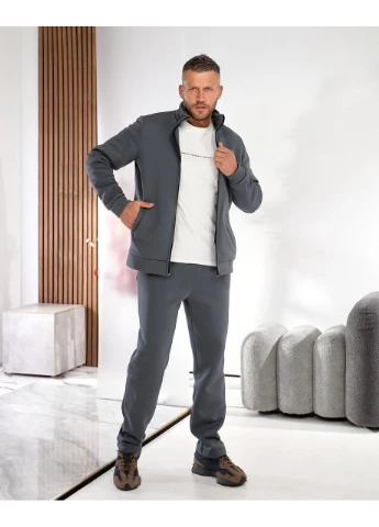 Мужской спортивный костюм на флисе "Street Force" – Размерная сетка в описании. DK/DL Мода без кордонів (360573689)