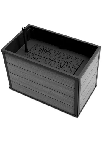 Грядка для рослин квадратна Maple Mobile Urban Garden Bed (17210887) Антрацит Keter (334009911)