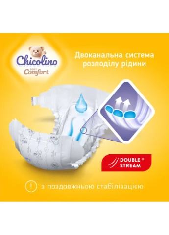 Підгузки Soft comfort Розмір 5 (11-25кг) 30 шт (4820204703554) Chicolino (400414802)