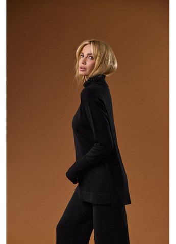 Черный джемпер 2706 стальной Triko Bakh