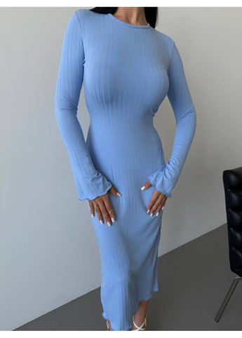 Блакитна святковий сукня Vione однотонна