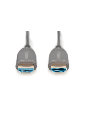 Кабель мультимедійний (ek23137) Digitus HDMI M to HDMI M 15m 8K AOC hybrid-fiber black (391677047)