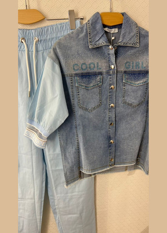 Летний женский голубой костюм. Signet (337118434)