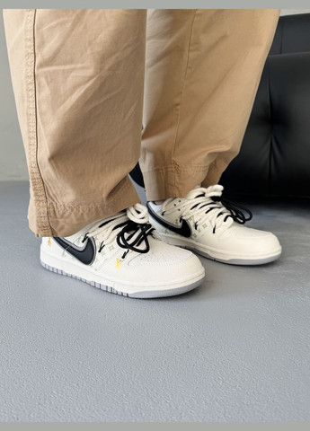 Белые демисезонные кроссовки мужские и женские nike sb x louis vuitton glommy bear white black | найк сб луи виттон белые No Brand
