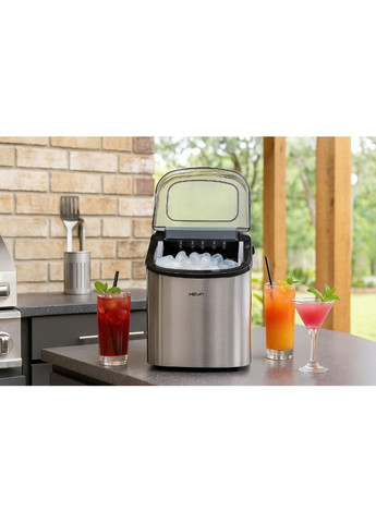 Льодогенератор HEVA HIX Express Ice Silent 12 кг / 24год / генератор льоду 160 W S&L (394047284)