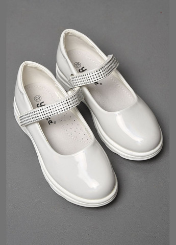 Туфлі дитячі для дівчинки білого кольору Let's Shop (291162816)