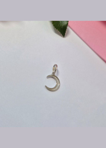 Серебряная подвеска оберег без камней амулет Месяц серебро 925 пробы Родированное 89062 0.62г No Brand (306741839)