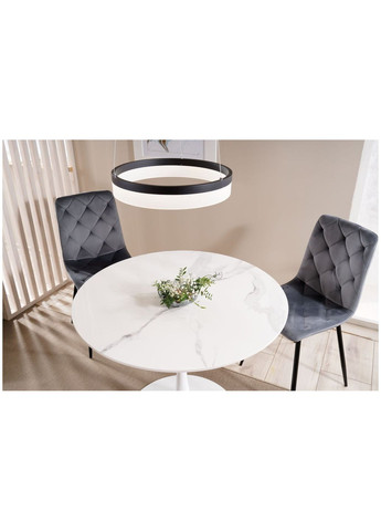 Стілець кухонний JERRY VELVET чорний каркас/сірий BL.14 JERRYVCSZ Signal (372178296)