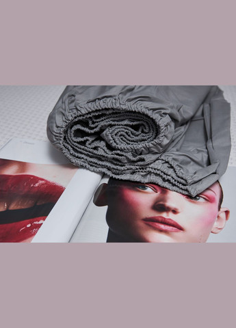 Простынь на резинке Бязь Gold Люкс 150х190х20 см (MS-850000251) Moon&Star Gray (295438991)