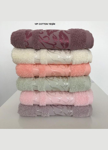 Cestepe набор полотенец vip cotton - yesim 50*90 (6 шт) комбинированный производство -
