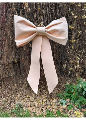 Большой уличный декоративный бант из фоамирана для фасадного оформления, украшения дома, витрин и фотозон. No Brand (369475401)