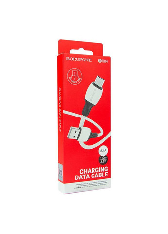 Кабель Micro USB для зарядки телефона, смартфона / зарядный шнур провод микро юсб для передачи данных Borofone (334294101)