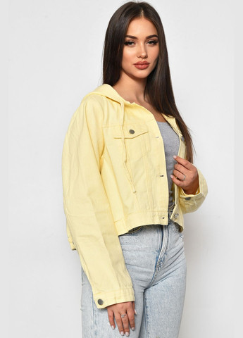 Джинсівка жіноча жовтого кольору Let's Shop (294293080)