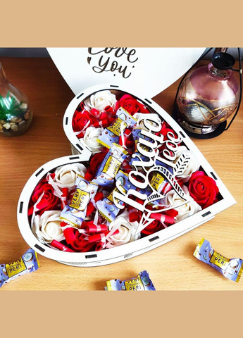 Подарунковий бокс для дівчини з цукерками та 101 причиною «Чому я тебе люблю» (ar155) No Brand (317171295)