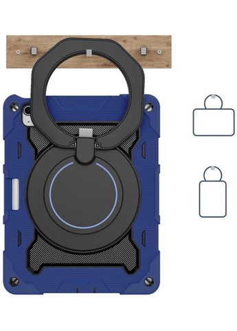 Бронированный противоударный чехол-подставка для Apple iPad Air 11" M2 2024 Blue BeCover (360426435)