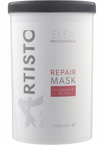 Маска відновлювальна для фарбованого волосся Artisto Repair Mask For Colored & Dry Hair 1000ml (1045052-61278) Elea Professional (368622995)