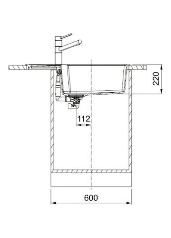 Мийка Urban UBG 611-78 XL Grey Slate (114.0716.706) FRANKE (401263901)