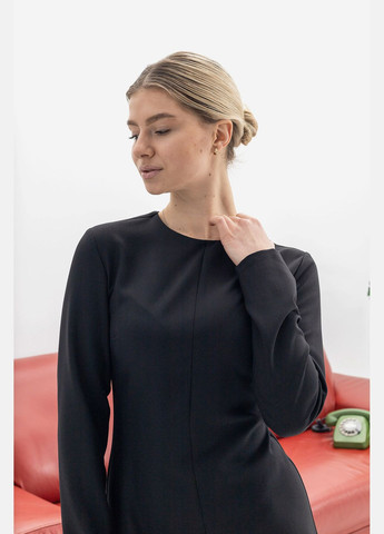 Чорна святковий жіноча сукня «vivienne» чорного кольору Lana Bryk однотонна