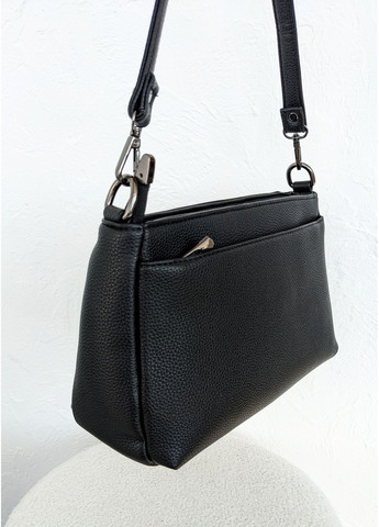 Компактна чорна сумка з екошкіри InFashion Сумка (360751145)