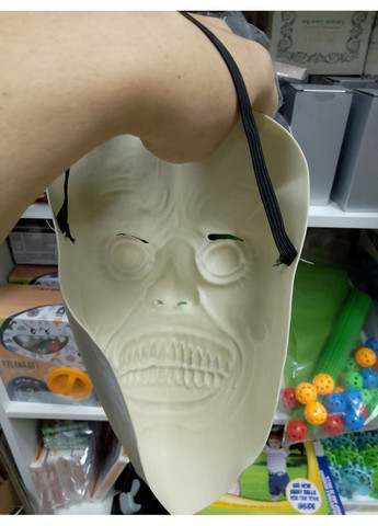 Страшна латексна маска Усміхнений демон No Brand (338627295)