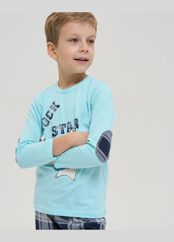 Блакитна дитяча піжама для хлопчика Tom John
