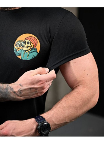 Тактична чоловіча футболка Рево чорна No Brand (352729678)