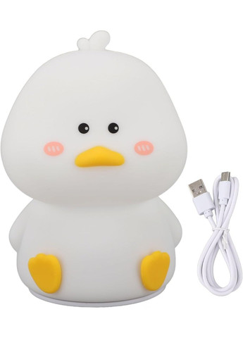 Аккумуляторный ночник-светильник SL40 силиконовая уточка с пультом ДУ Light Duck White VHG (334305185)
