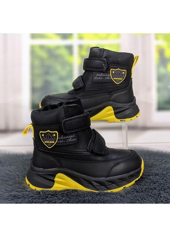 Зимові черевики для хлопчика чорні Paliament (307793051)