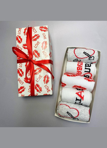 Комбіновані набір жіночих шкарпеток 36-41 5 пар у подарунковій коробці Vakko (308683648)