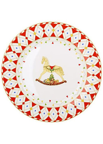 Набор 4 десертные тарелки "Зимняя Сказка" Ø19см, фарфор BonaDi (372173618)