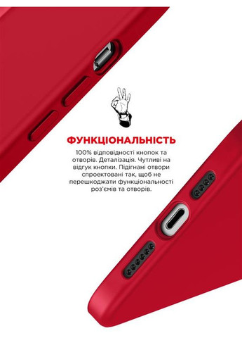 Чохол-накладка Icon2 для Apple iPhone 12 Pro Max Red (ARM60576) ArmorStandart (370614895)