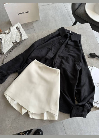 Жіноча спідниця-шорти з еко-шкіри Adelante (324024319)