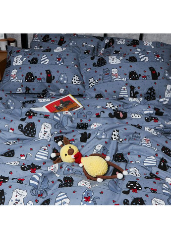 Пододеяльник Бязь Gold Люкс Евро 200 x 220 см (MS-870000648) Moon&Star Feline Fun (357208315)