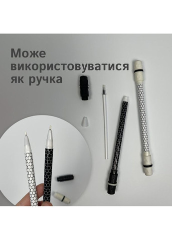 Трюкова ручка пенспінер іграшка-антистрес із сотами біла No Brand (364502621)