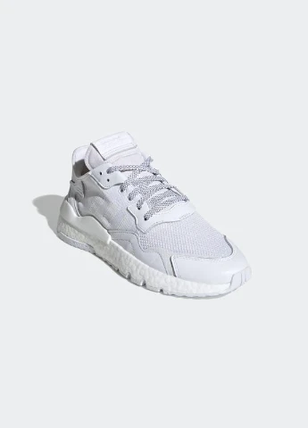 Білі кросівки nite jogger adidas