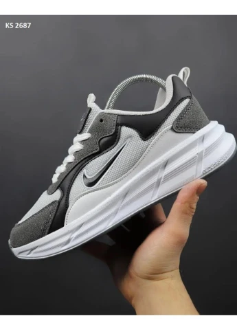 Черные демисезонные кроссовки мужские nike racer dark gray найк рейсер черные No Brand