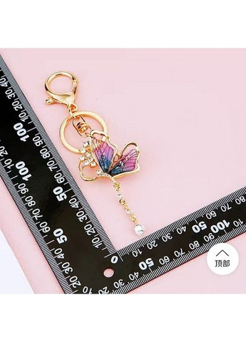Оригінальна жіноча модна брелоки-брошка прикраса підвіска у вигляді Метелик зі кристалами No Brand (295012722)