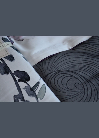 Постельное белье Premium Satin 200×220 Delcina Grey La Romano (318381902)