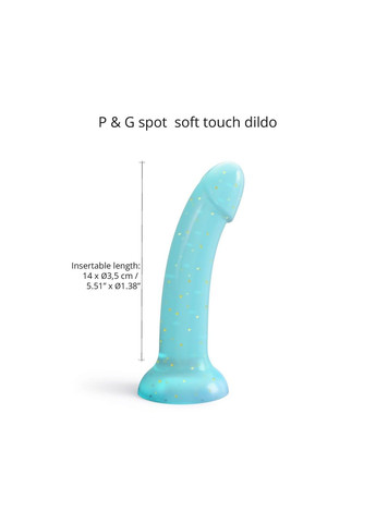 Дилдо з блискітками DILDOLLS NIGHTFALL ультрам’який фалоімітатор Love To Love (298350013)