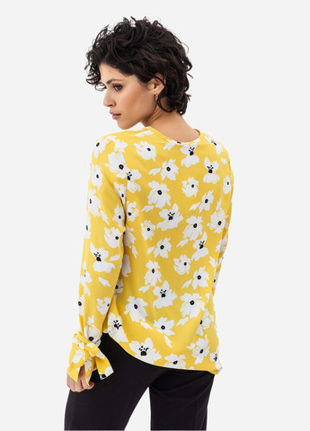 Желтая демисезонная блуза beryl Garne