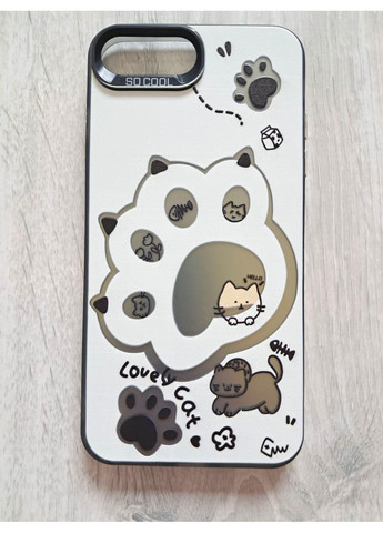 Чехол на 7 Plus силиконовые борты акриловый бампер с кошачьей лапкой No Brand (360896698)