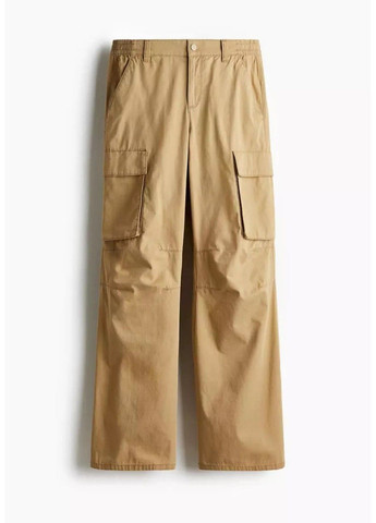 Женские штаны карго Н&М (58290) XХS Бежевые H&M (327913770)