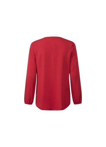 Красная блузка из вискозы для женщины lenzing ecovero 435696 36(s) Esmara