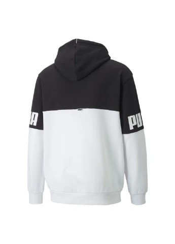 Чорна демісезонна худі power colourblocked men's hoodie Puma
