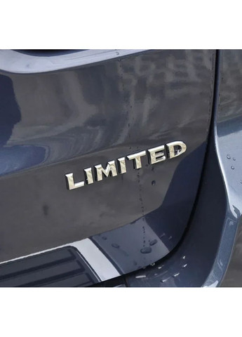 Емблема напис Limited для чорна 140х22мм метал (на скотчі) Jeep (369610339)