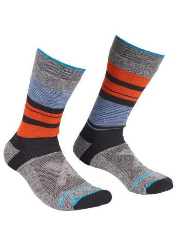 Термошкарпетки All Mountain Mid Socks Warm Men Сірий-Помаранчевий Ortovox (278272194)