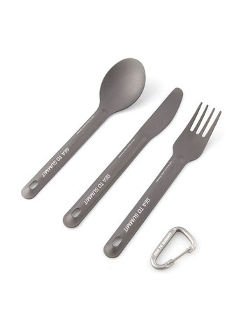 Набор столовых приборов Alpha Light Cutlery Set ложка, вилка и нож Sea To Summit (278006567)