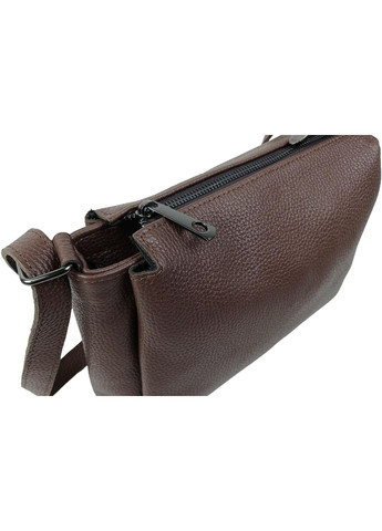 Сумка жіноча темно-коричнева, шкіряна, наплечна, 31x19.5x9 см Borsacomoda (372577267)