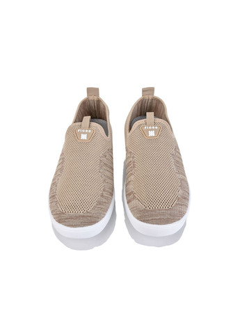 Бежевые женские слипоны f13-010 FLOCC