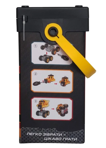 Конструктор на шурупах Microlab "Будівельна техніка" - Вантажівка MT8906 Microlab Toys (388961737)